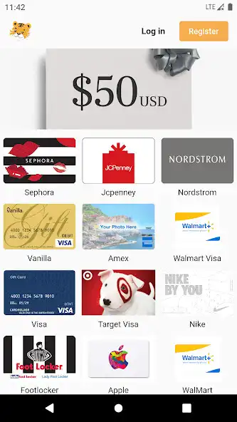 Play Tiger Gift Cards  and enjoy Tiger Gift Cards with UptoPlay