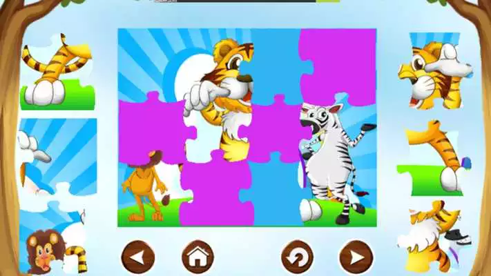 Play Tiger Puzzle Games Free - Kids