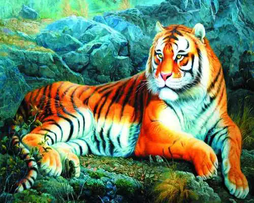 Play Tiger Puzzle