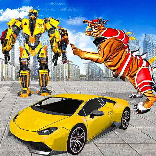 Play Tiger Robot Car Transformation APK