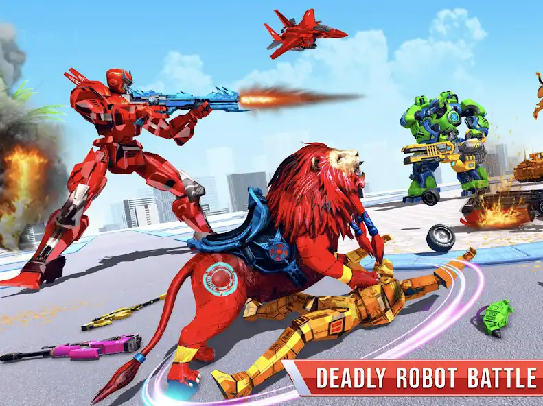 Play Tiger Robot: Car Transform  and enjoy Tiger Robot: Car Transform with UptoPlay