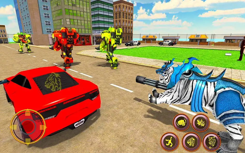 Play Tiger Robot Police Car Shooting:Transforming Games as an online game Tiger Robot Police Car Shooting:Transforming Games with UptoPlay