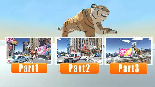 Play Tiger Simulator Animal City as an online game Tiger Simulator Animal City with UptoPlay