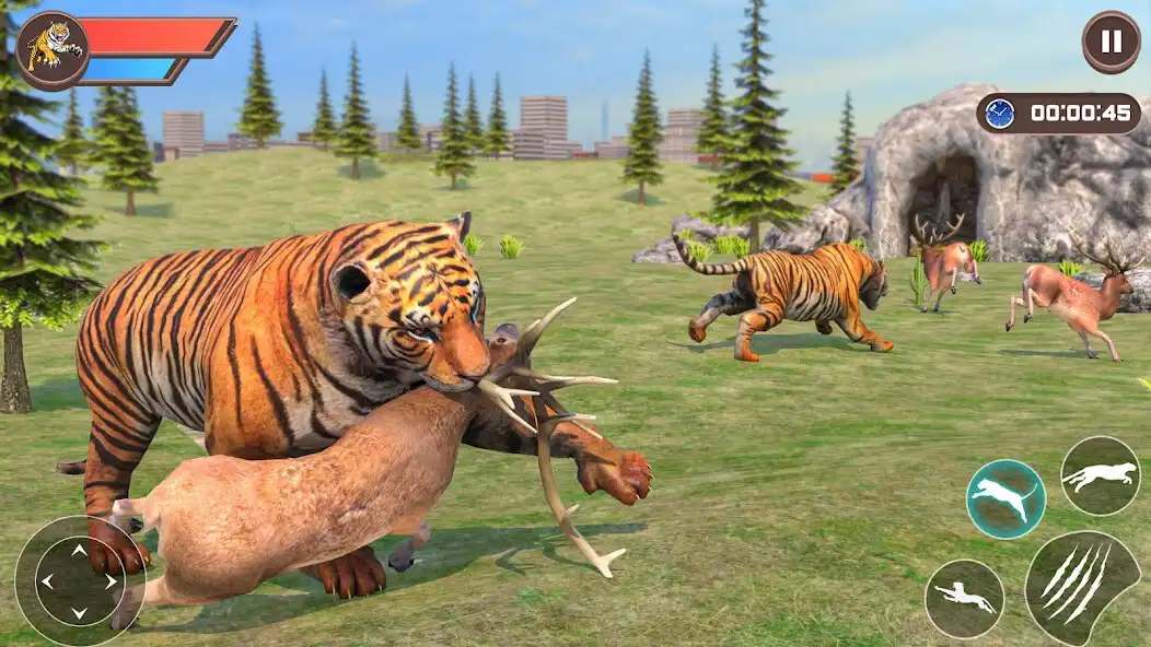 Play Tiger Simulator - Tiger Games as an online game Tiger Simulator - Tiger Games with UptoPlay