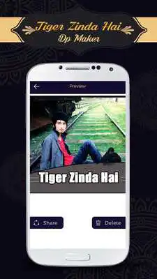 Play Tiger Zinda Hai DP Maker