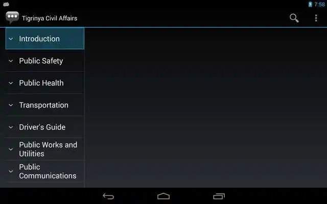 Play Tigrinya Civil Affairs Phrases