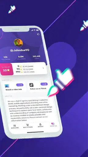 Play TikBooster - Grow Followers & Likes  and enjoy TikBooster - Grow Followers & Likes with UptoPlay