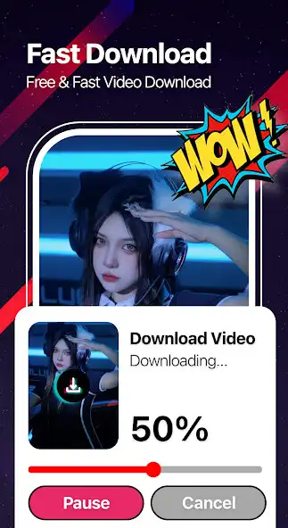 Play TikDown: No Watermark Download as an online game TikDown: No Watermark Download with UptoPlay
