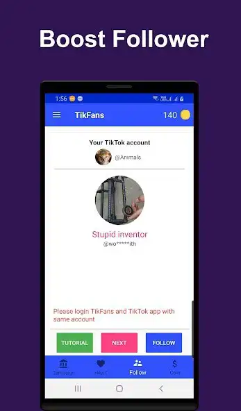 Play TikFans - Fans  Hearts as an online game TikFans - Fans  Hearts with UptoPlay