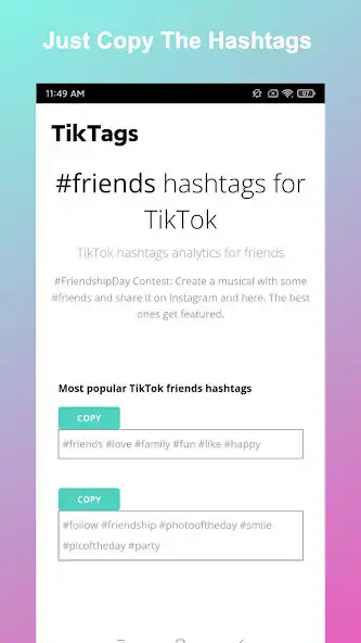 Play Tik Hashtags - TikTags as an online game Tik Hashtags - TikTags with UptoPlay