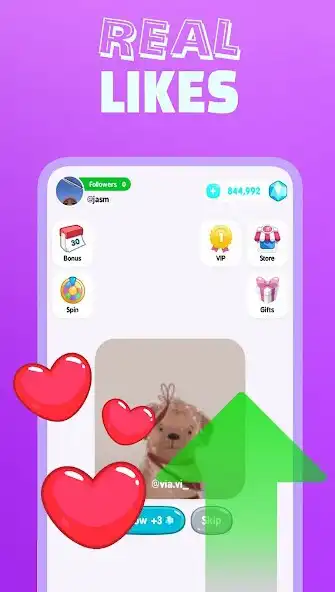Play TikLike: Followers, Like, Fans as an online game TikLike: Followers, Like, Fans with UptoPlay