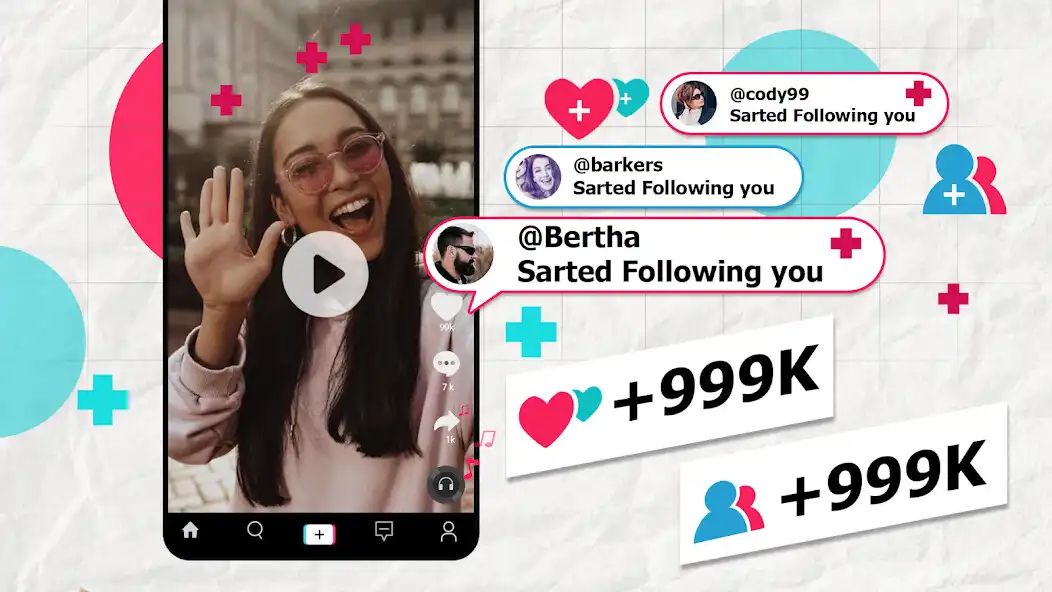 Play Tiklikes-get likes  followers  and enjoy Tiklikes-get likes  followers with UptoPlay