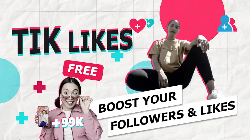 Play Tiklikes-get likes  followers as an online game Tiklikes-get likes  followers with UptoPlay