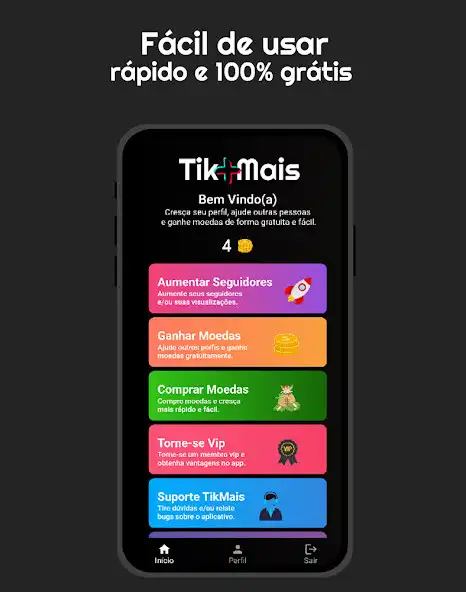 Play TikMais - Ganhar Seguidores  and enjoy TikMais - Ganhar Seguidores with UptoPlay