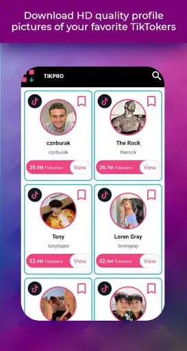Play TikPro – Profile photo play online 2021  and enjoy TikPro – Profile photo play online 2021 with UptoPlay