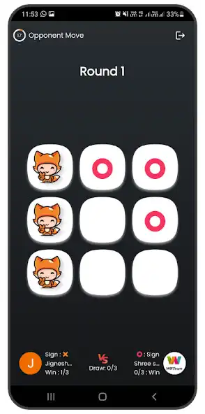 Play Tik Tak Online as an online game Tik Tak Online with UptoPlay