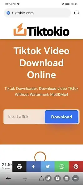 Play Tiktokio:TT Video Downloader  and enjoy Tiktokio:TT Video Downloader with UptoPlay