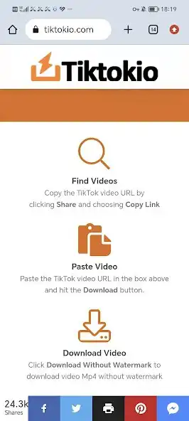 Play Tiktokio:TT Video Downloader as an online game Tiktokio:TT Video Downloader with UptoPlay