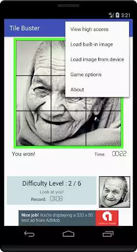 Play Tile Buster : Tile-scrambling Game as an online game Tile Buster : Tile-scrambling Game with UptoPlay