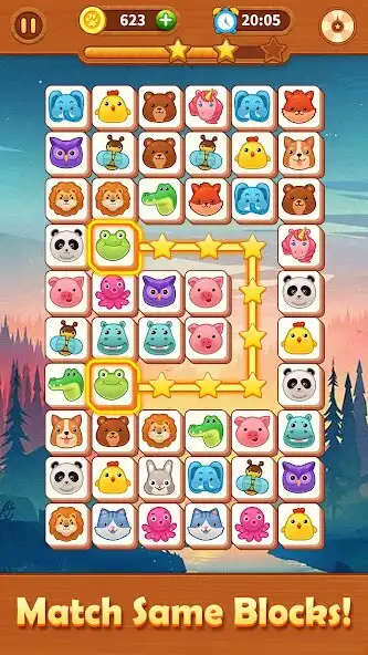 Play Tile Connect - Fun Puzzle Game as an online game Tile Connect - Fun Puzzle Game with UptoPlay