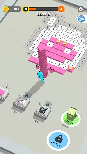 Play Tile Craft 3D - Pixel Paint  and enjoy Tile Craft 3D - Pixel Paint with UptoPlay