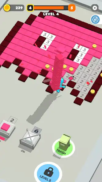 Play Tile Craft 3D - Pixel Paint as an online game Tile Craft 3D - Pixel Paint with UptoPlay
