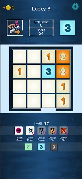 Play Tile Escape: 2048 Tile Game as an online game Tile Escape: 2048 Tile Game with UptoPlay