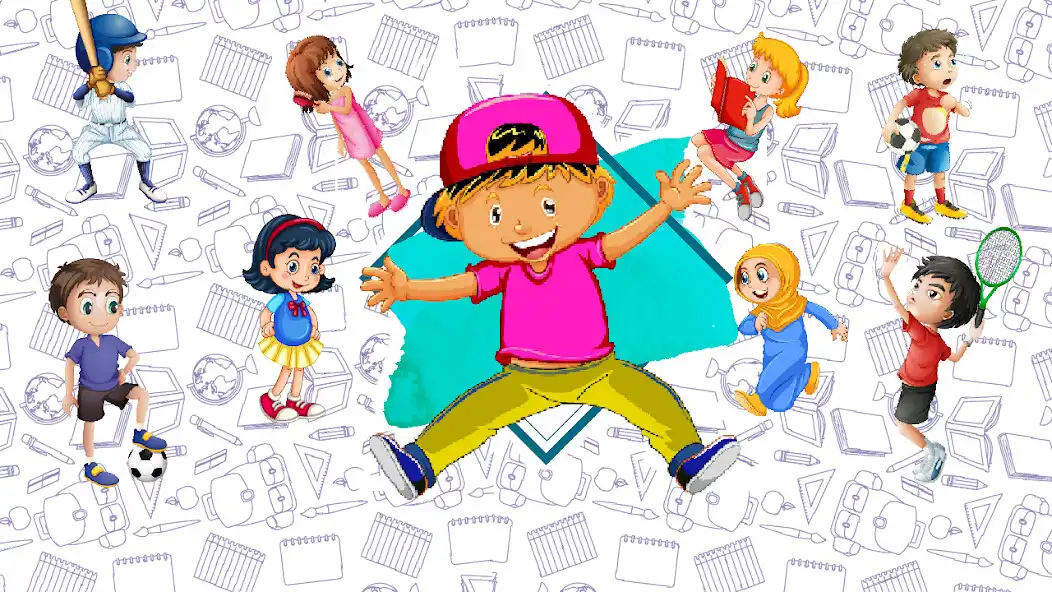 Play Tile Puzzle School Kids  and enjoy Tile Puzzle School Kids with UptoPlay