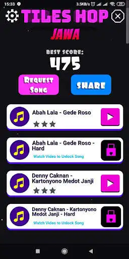 Play Tiles Hop Jawa as an online game Tiles Hop Jawa with UptoPlay