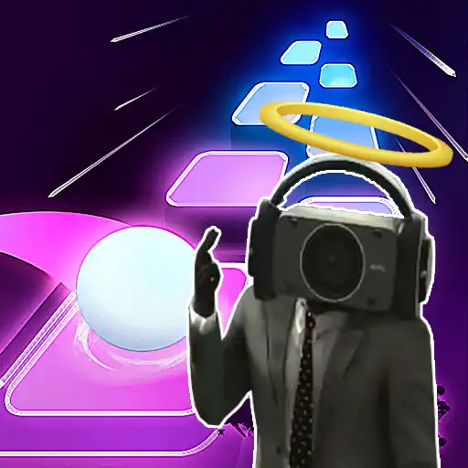 Play Tiles Hop: Skibidi Vs tv man APK