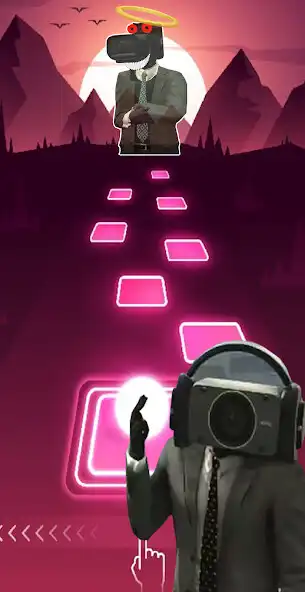 Play Tiles Hop: Skibidi Vs tv man  and enjoy Tiles Hop: Skibidi Vs tv man with UptoPlay