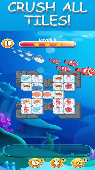 Play Tiles Match - Ocean Match game as an online game Tiles Match - Ocean Match game with UptoPlay