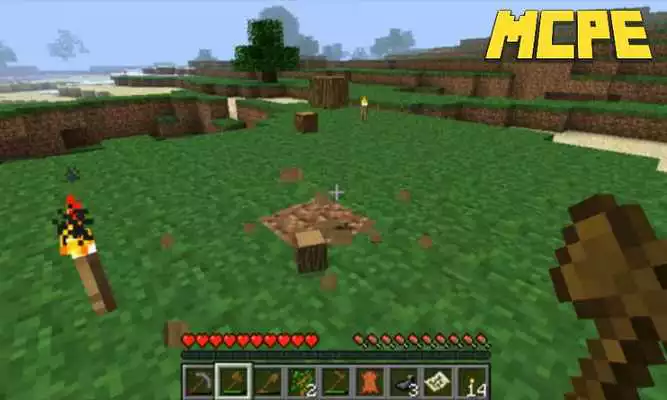 Play Timber Mod for Minecraft PE