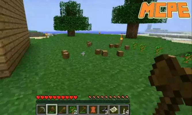 Play Timber Mod for Minecraft PE