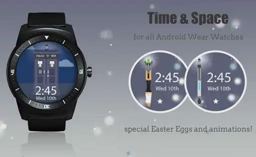 Play Time and Space Watch Face