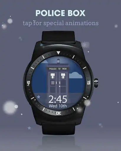 Play Time and Space Watch Face