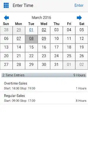 Play Timecards for EBS as an online game Timecards for EBS with UptoPlay
