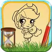 Free play online Time Draw for Equestria Girls APK