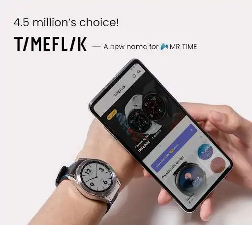 Play TIMEFLIK (MR TIME) Watch Face  and enjoy TIMEFLIK (MR TIME) Watch Face with UptoPlay