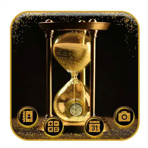 Run free android online Time is Money Theme APK