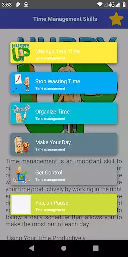 Play Time Management Skills as an online game Time Management Skills with UptoPlay