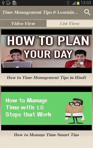 Play Time Management Tips & Learning Video App for Free  and enjoy Time Management Tips & Learning Video App for Free with UptoPlay