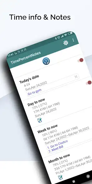 Play TimePercentNotes - Memos  and enjoy TimePercentNotes - Memos with UptoPlay