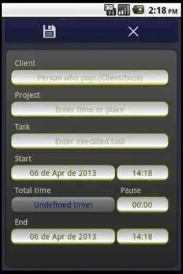 Play Time Register