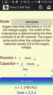 Play Timer IC 555 Tool