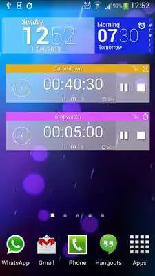 Play Timers and Widgets