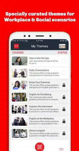 Play APK Times Speak English  and enjoy Times Speak English with UptoPlay com.liqvid.toi