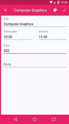 Play Timetable