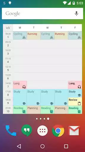 Play Timetable (Widget) as an online game Timetable (Widget) with UptoPlay