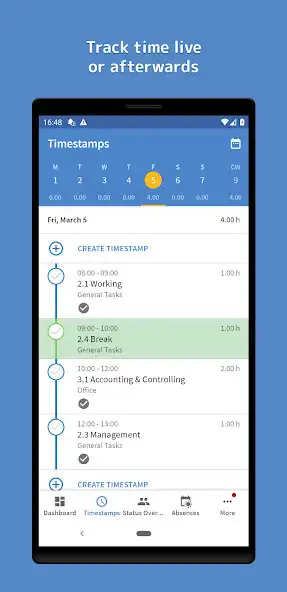Play TimeTac - Work Hours Tracker as an online game TimeTac - Work Hours Tracker with UptoPlay